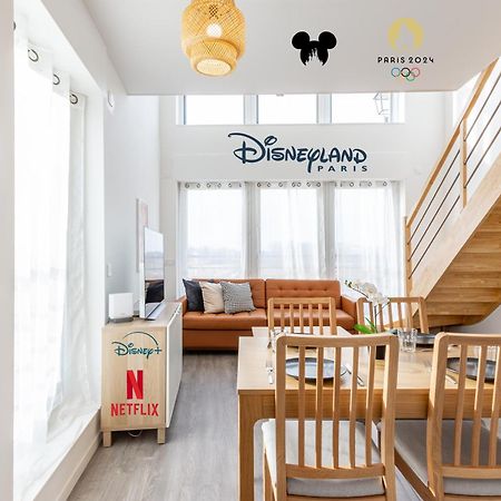 Af - Escapade Chez Mickey - 10 Min Disneyland Paris - Parking & Wifi Gratuit - Air Conditionne Apartman Coupvray Kültér fotó